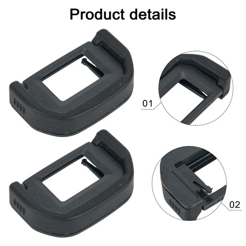 Rubber Eyecup Plastics Accessories Repalcement Kit 2pcs Viewfinder Useful - Picture 3 of 24