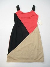 new HOT & DELICIOUS Womens Size S Cage Back Pink/Nude Color Block Bodycon Dress