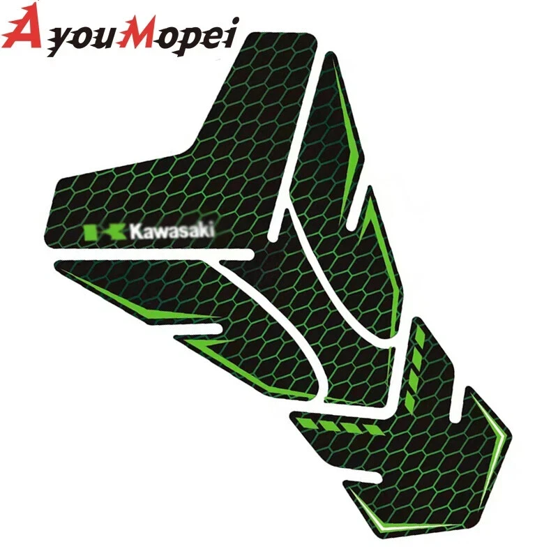 For Kawasaki Ninja Z900 Z1000 Z800 Z750 Fuel Tank Pad Protector Sticker Decals - Image 4 of 4