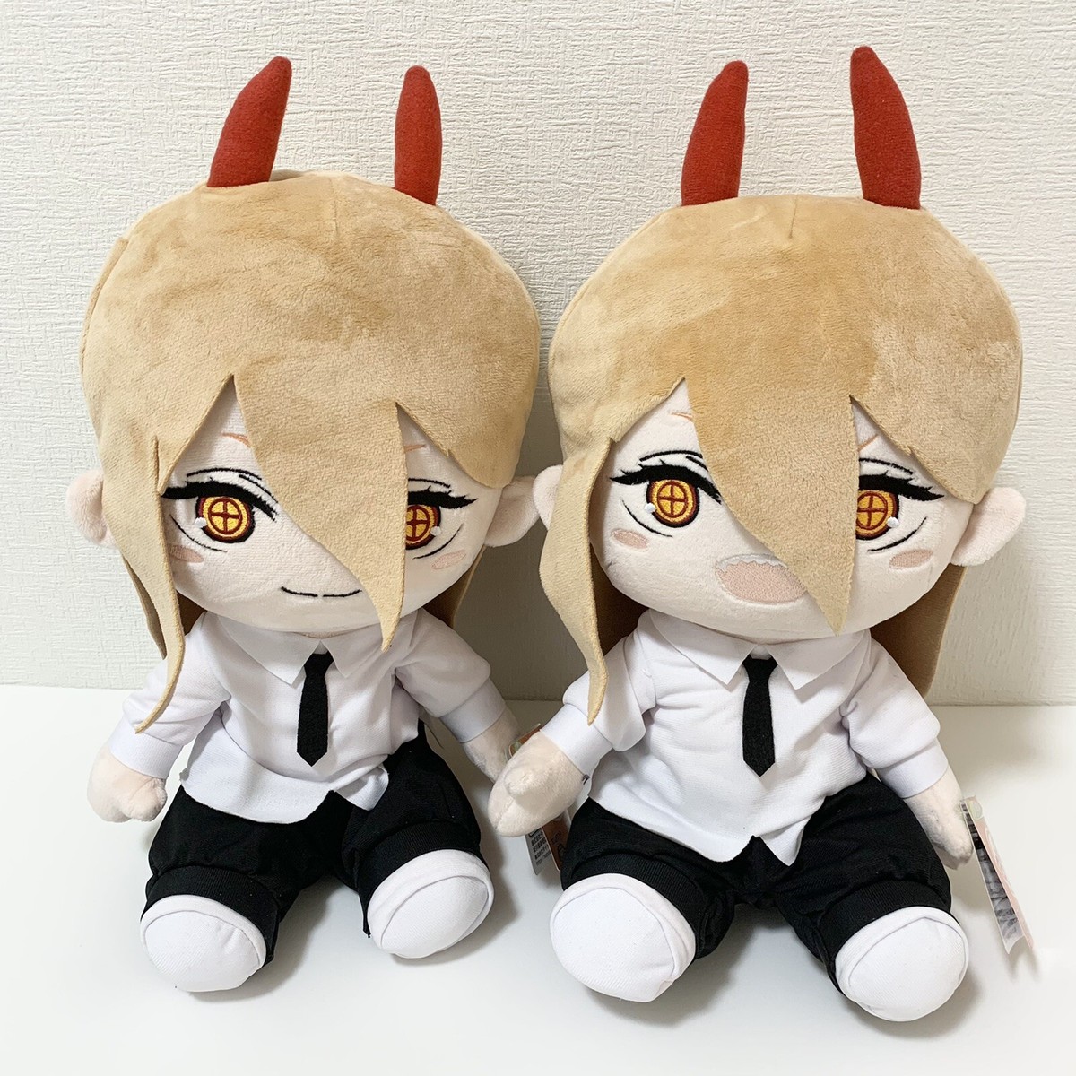 Taito Chainsaw Man Big Plush Doll Power 2 Types Set Devil Hunter