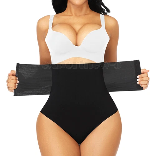 Fajas Thong Women Waist Trainer Body Shaper Butt Lifter High Waist Tummy Control - Picture 23 of 44