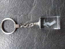 keychain "SNOWBOARDER / SKI " VGC