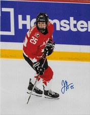 Autographed Jaime Bourbonnais Team Canada Womens Hockey Olympics 8x10 Photo #4