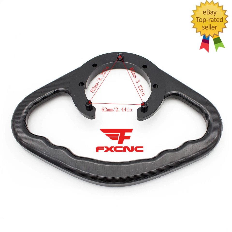 Para Ducati 748 916 996 998 848 1098 S/R Pasajero Empuñadura Tanque Agarre Tapa Gas Foto 3 de 4