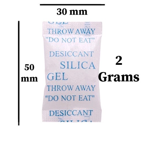 1/2/5/10 Gram Silica Gel Packets Moisture Absorber Desiccant Reusable Food Grade - Picture 3 of 32