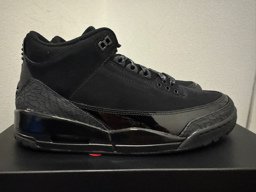 Nike Air Jordan 3 Retro 2025 Black Cat CT8532-001 Sizes 11, 13, 15 In Hand