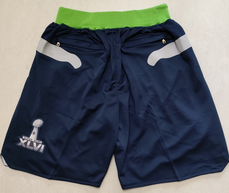 New Hip Hop Seattle stitched Pants basketball football shorts Size S