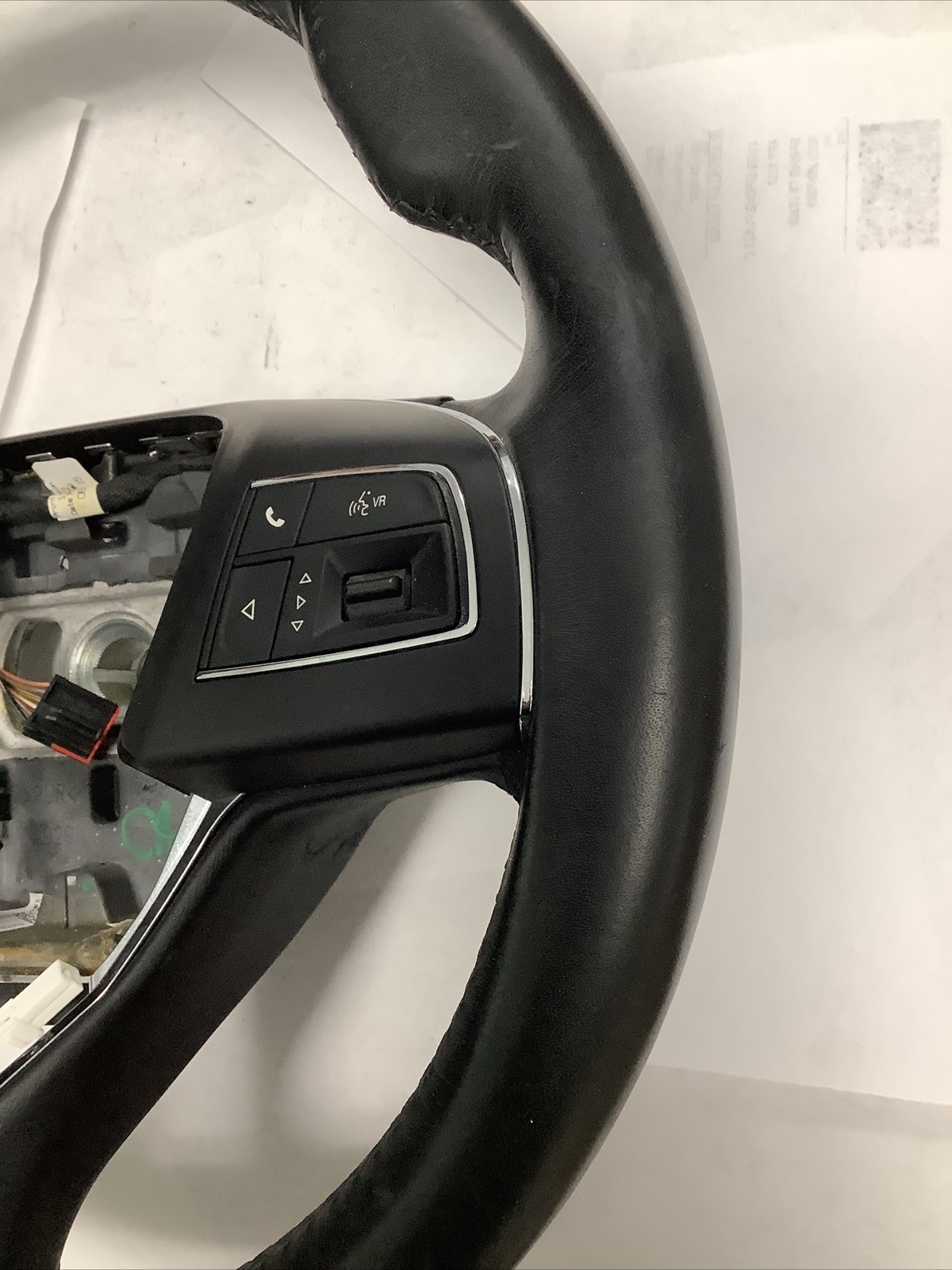 2016 Maserati Ghibli M157 OEM Black Leather Steering Wheel 06700445060 14-17