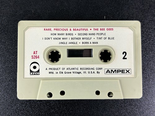 THE BEE GEES RARE PRECIOUS & BEAUTIFUL ATCO-ATX 5264 - CASSETTE TAPE Paper Label - Picture 4 of 9