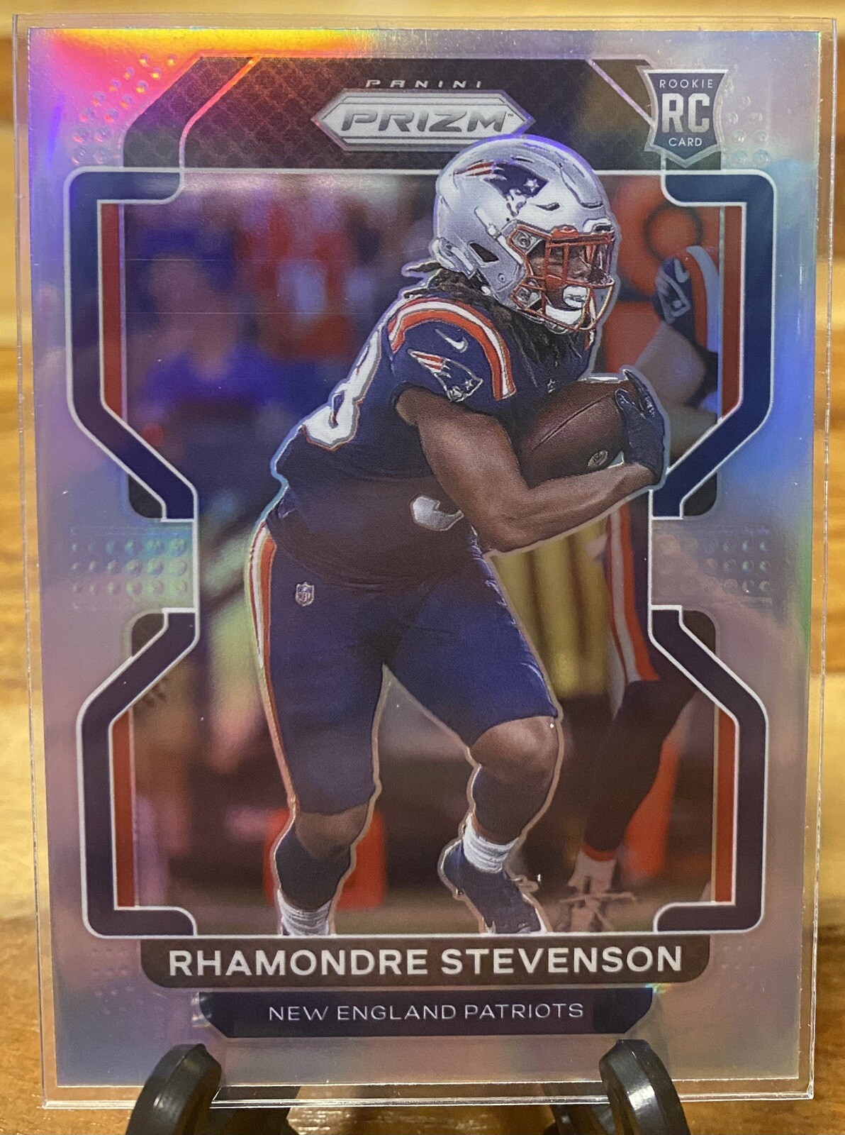 2021 Prizm RHAMONDRE STEVENSON #367 RC Rookie Silver Holo Parallel SP- Patriots