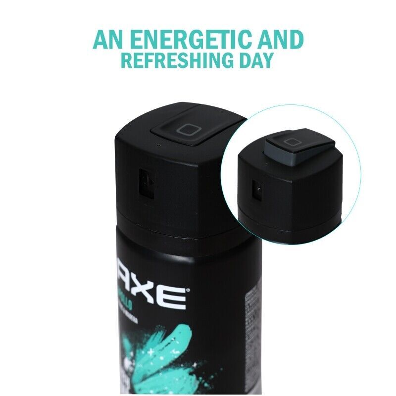 3 AXE Apollo Fresh Scent Body Spray Deodorant for Men Travel Size  Aluminum Free