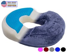 Orthopedic Donut Seat Cushion Cooling Gel Memory Foam Cushion Tailbone Coccyx Orthopedic Donut Seat Cushion Cooling Gel Memory Foam Cushion Tailbone Coccyx
