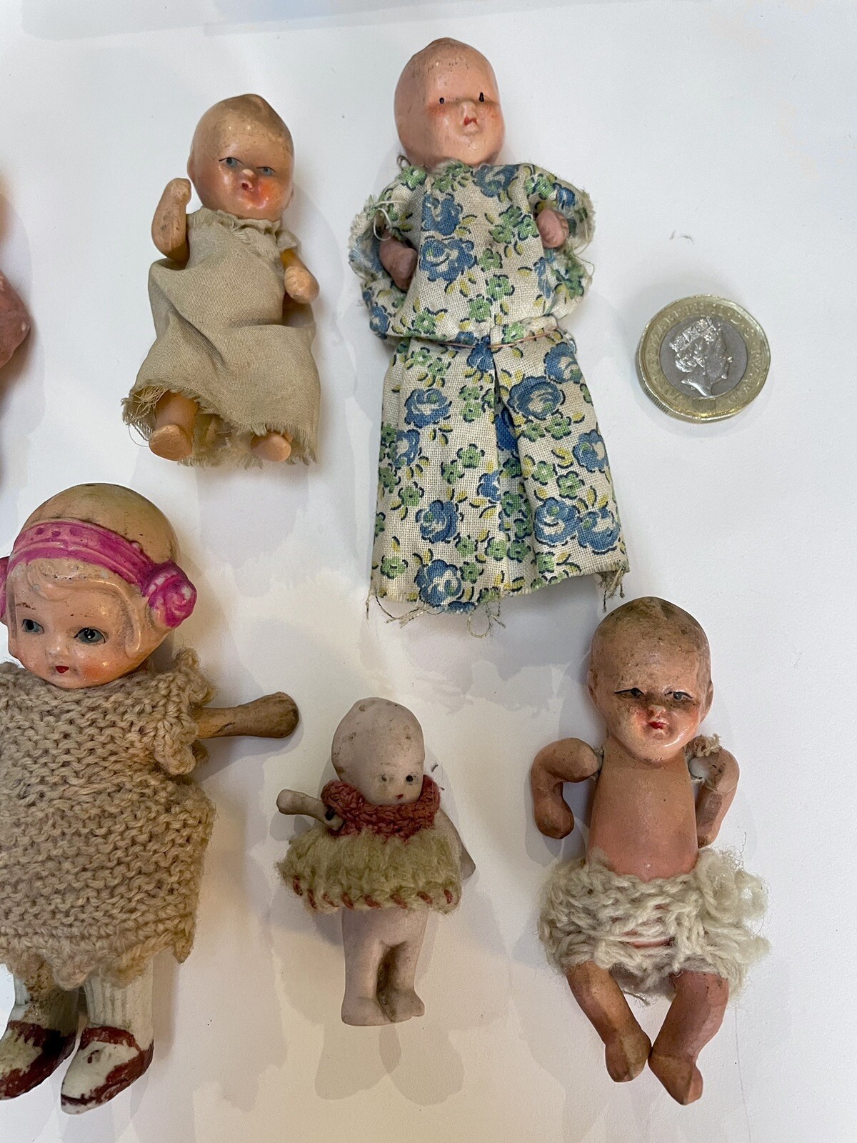 Vintage Porcelain Dollhouse Dolls Antique eBay