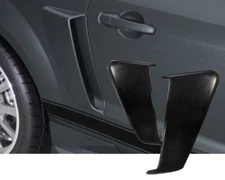 For 05-09 Ford Mustang Unpainted Black PU Add On Rear Quarter Panel Fender Scoop
