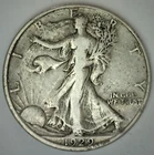 1929 D Walking Liberty Silver Half Dollar Coin 50c Very Fine Walker Denver Mint
