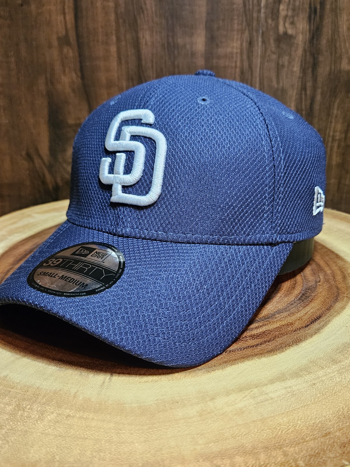 San Diego Padres New Era 39Thirty Stretchfit Hat Cap Size S/M MLB Baseball