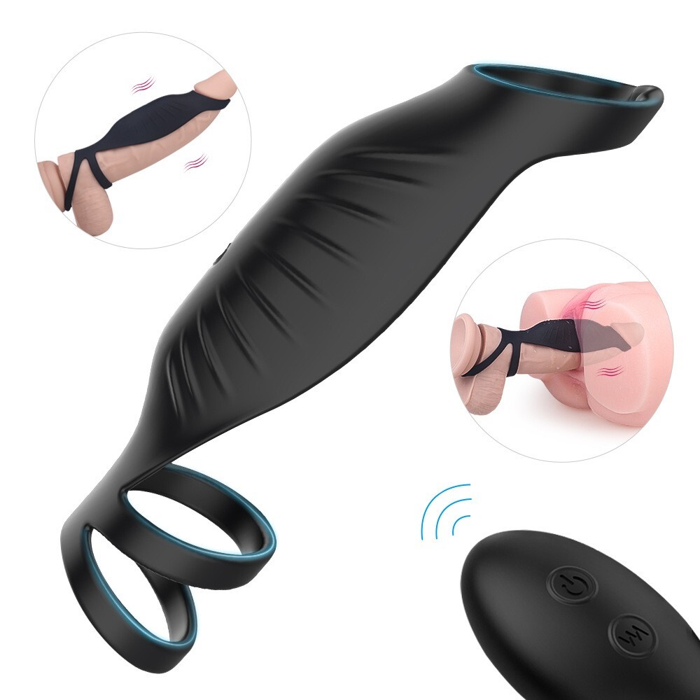 Vibrating Penis Ring – Silicone Cock Ring Stimulator For Men & Couples