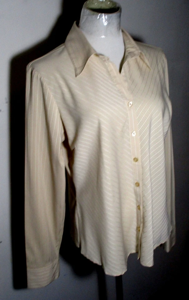 Blusa NINETY Bronceada Manga Larga Talla L Nueva con Etiquetas Foto 3 de 4