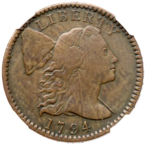 1794 S-72 R-2 NGC VF 30 Liberty Cap Large Cent Coin 1c