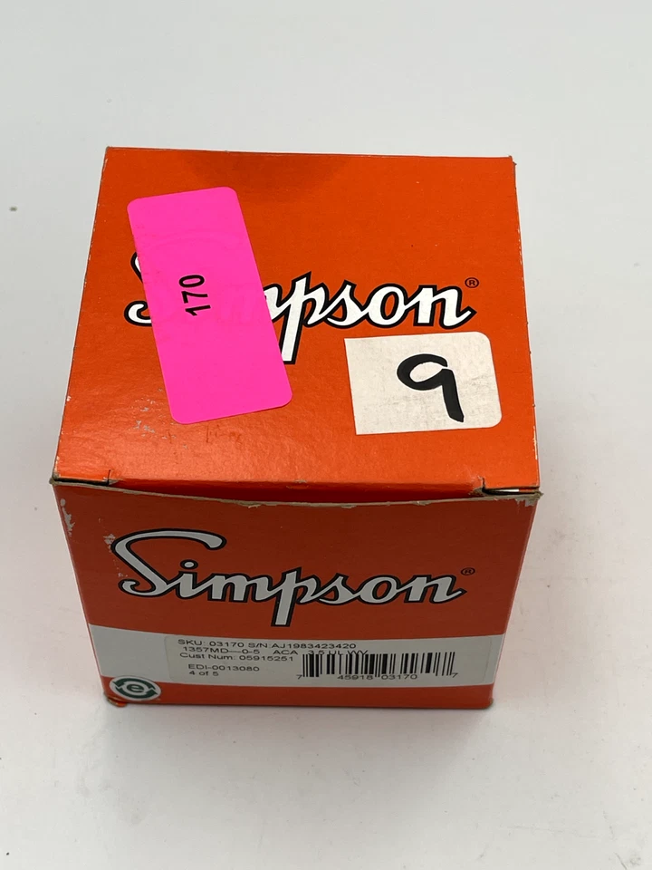 Simpson 03170 1357MD-0-5 Analog Panel Meter - Image 4 of 4