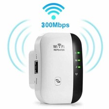 300Mbps WiFi Range Extender Internet Booster Wireless Signal Repeater Wireless