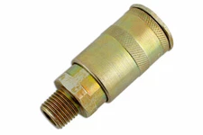 Connect 30953 Fastflow Single Action Male Air Line Coupling 1/4" BSP Pk 3