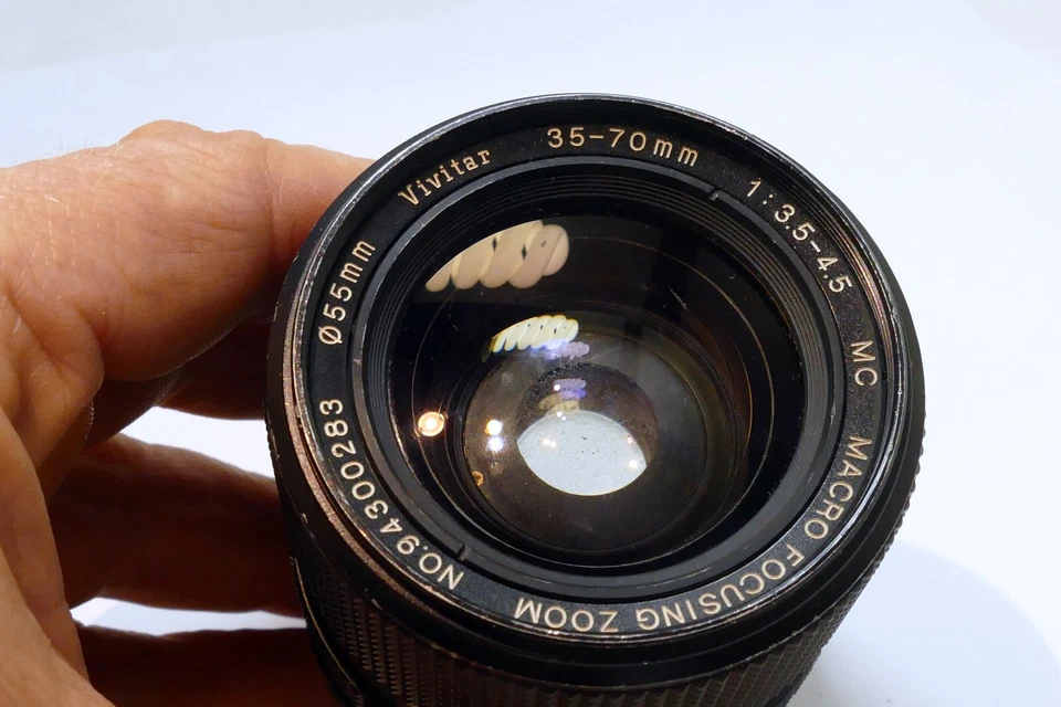 Lens for PARTS or REPAIR Vivitar 35-70mm f3.5-4.5 for OM - AS IS, not working - Image 4 of 4