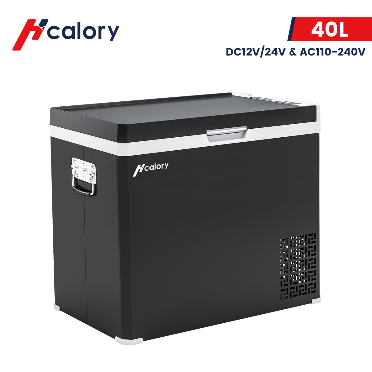Hcalory Kompressor Kühlbox 40L Mini Kühlschrank Auto Camping Haus 12V/24V/240V