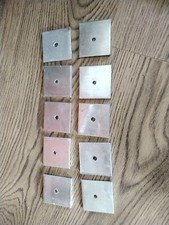 metal squares 5 x 5cm, x10 items