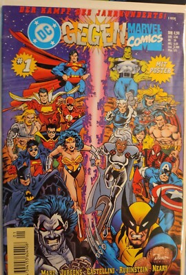   DC GEGEN MARVEL #01 With Poster