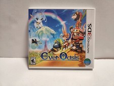 Ever Oasis Nintendo 3DS Original Case Manual Only