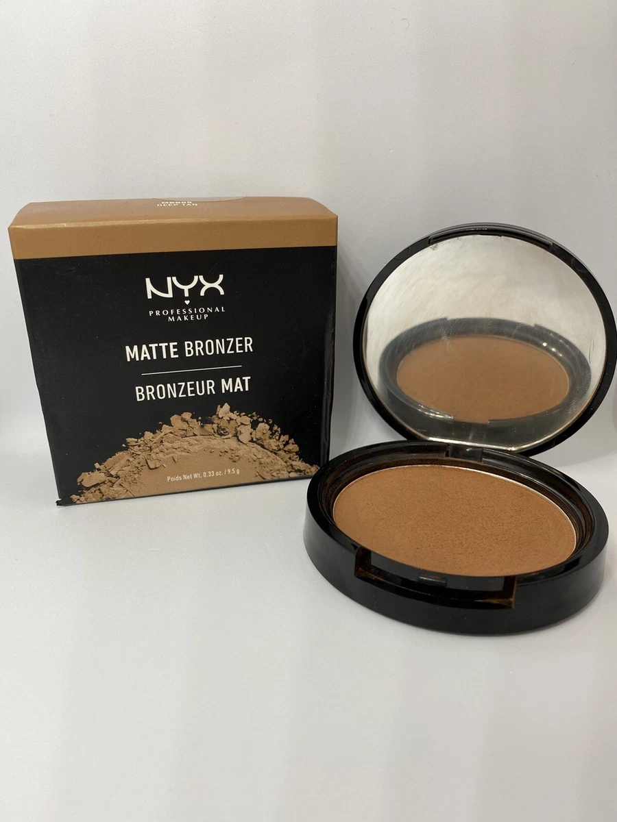 lommetørklæde nederlag råd NYX PROFESSIONAL MAKEUP Matte Bronzer Deep Tan *read/pics | eBay