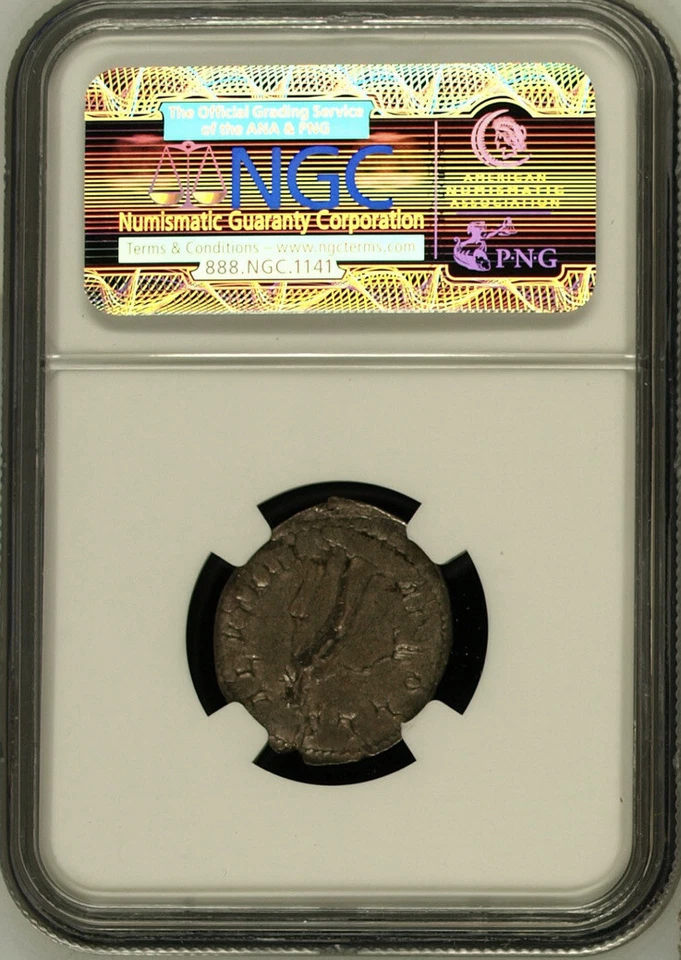 Roman Empire AD 251-253 Silver AR Double-Denarius for Treb. Gallus NGC Graded XF - Image 2 of 2