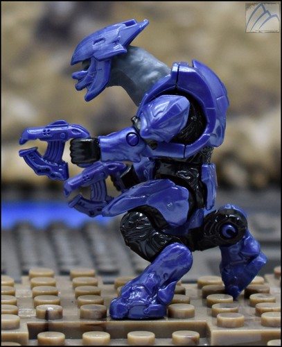 HALO MEGA CONSTRUX PURPLE ELITE MERCENARY MINI FIGURE MAF 12 INFINITE SERIES 1 - Picture 5 of 5