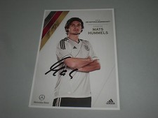 Mats Hummels  DFB worldcup soccer signed Autogramm postcard in person