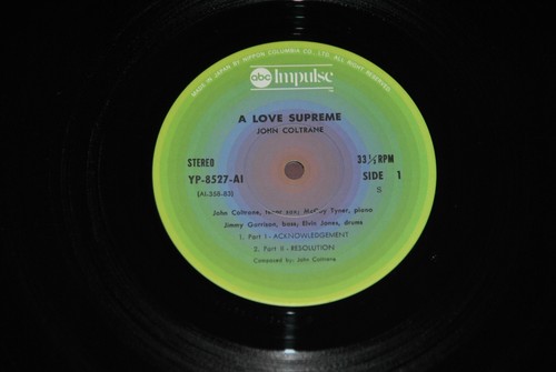 JOHN COLTRANE - A LOVE SUPREME - ABC IMPULSE YP-8527-AI 1976 - LP JAPAN OBI NM - Picture 2 of 2