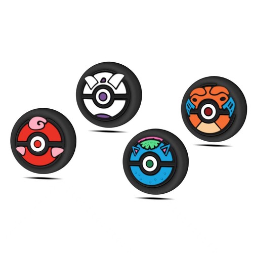 4pc Poke Ball Thumb Grips Thumbsticks Cover for Nintendo Switch/Lite/Oled - Picture 13 of 15