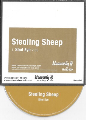 STEALING SHEEP - shut eye  - 1 track   promo CD