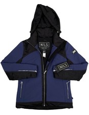 New $490 Nils Camilla Ski Jacket! 8 Navy White Or Animal Print Waterproof
