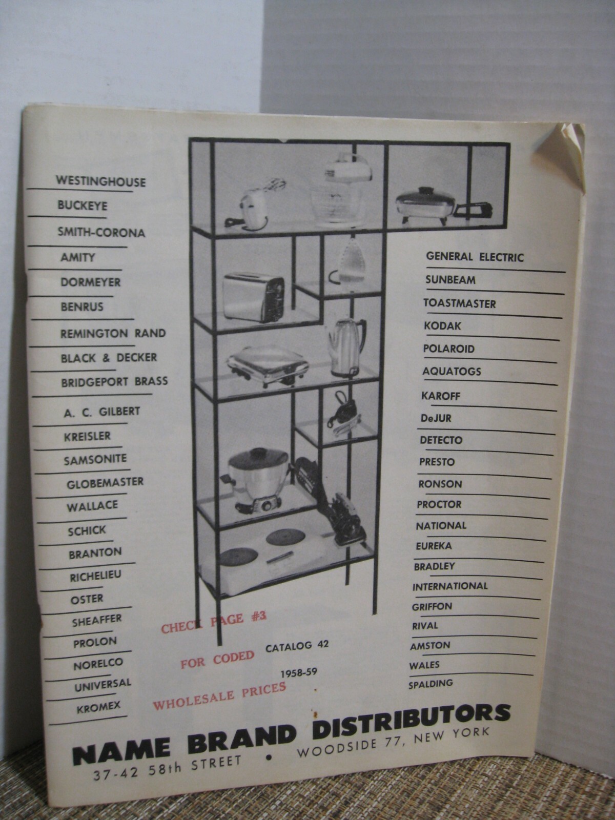 1958 Name Brand Distributors Merchandise Catalog 1958 eBay