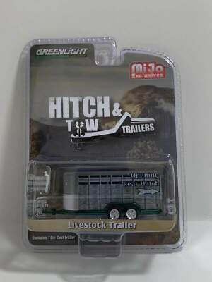 Remorque Bétail Greenlight 1:64 — édition Limitée Chase — Hitch & Tow
