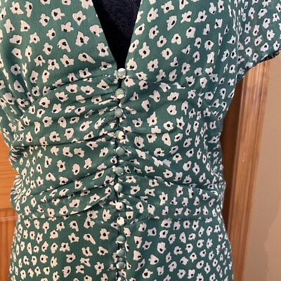 Bar III Printed Chiffon Maxi Dress Seabreeze Flora XL along Dress New With  Tags