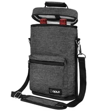 Wine Carrier Tote Bag Insulated 2 Two Bottle Cooler Carrying Case Travel Picnic