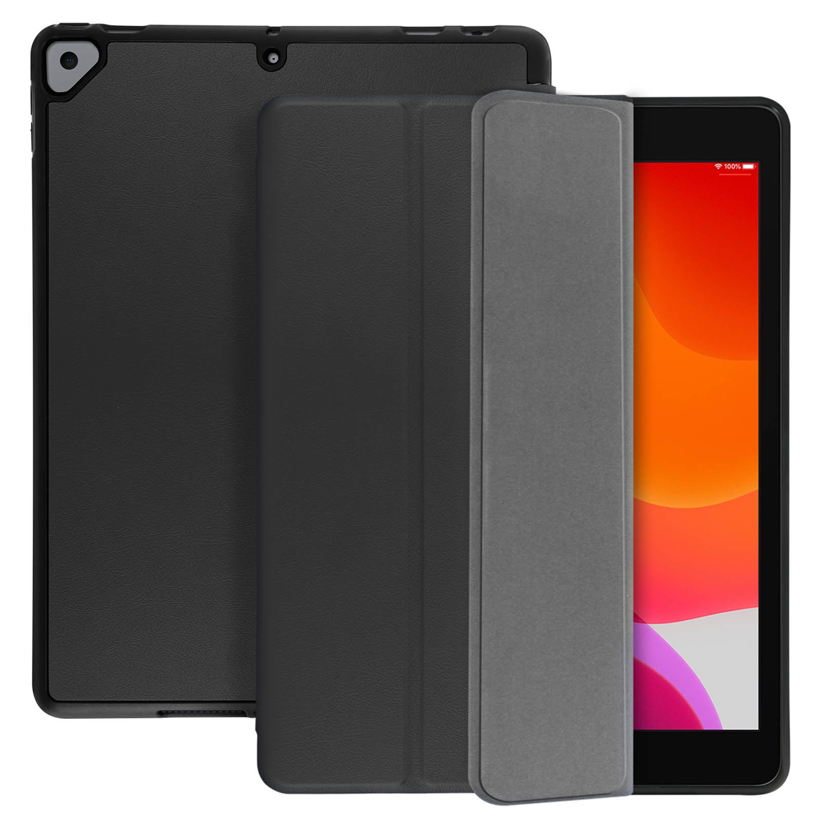 Protection iPad 9 2021 coque grise fine support multi angles