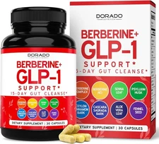 GLP-1 with Berberine Gut Cleanse Detox & Cleanse Metabolism Support US