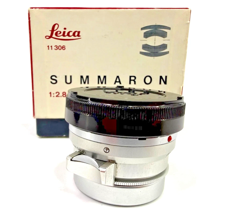 LEICA LEITZ WETZLAR 35MM SUMARON (2217215) 1:2.8/35 F2.8 11306 M MONTAJE con CAJA Foto 3 de 4