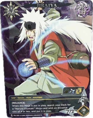2007 Naruto CCG  Jiraiya PR 059 Promo Foil Ninja English Near Mint