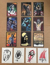 1994 The Crow City of Angels Chromium Card Lot Missing 9 Extra 8 w/Tattoos