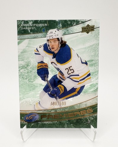 Owen Power /599 • Ice Premieres (RC) • 2022-23 Upper Deck • Sabres