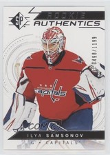 2018-19 SP Retail Rookie Authentics 498/1199 Ilya Samsonov #116 0b3